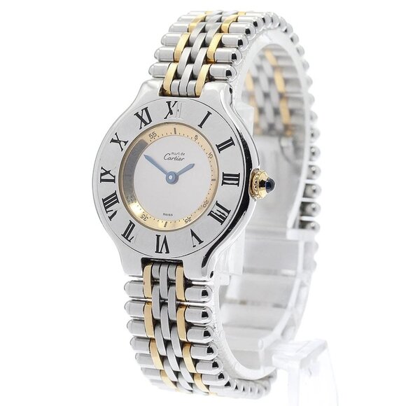 Cartier Accessories - CARTIER Must21 W10051F4 Silver Dial Quartz Ladies Watch_894760